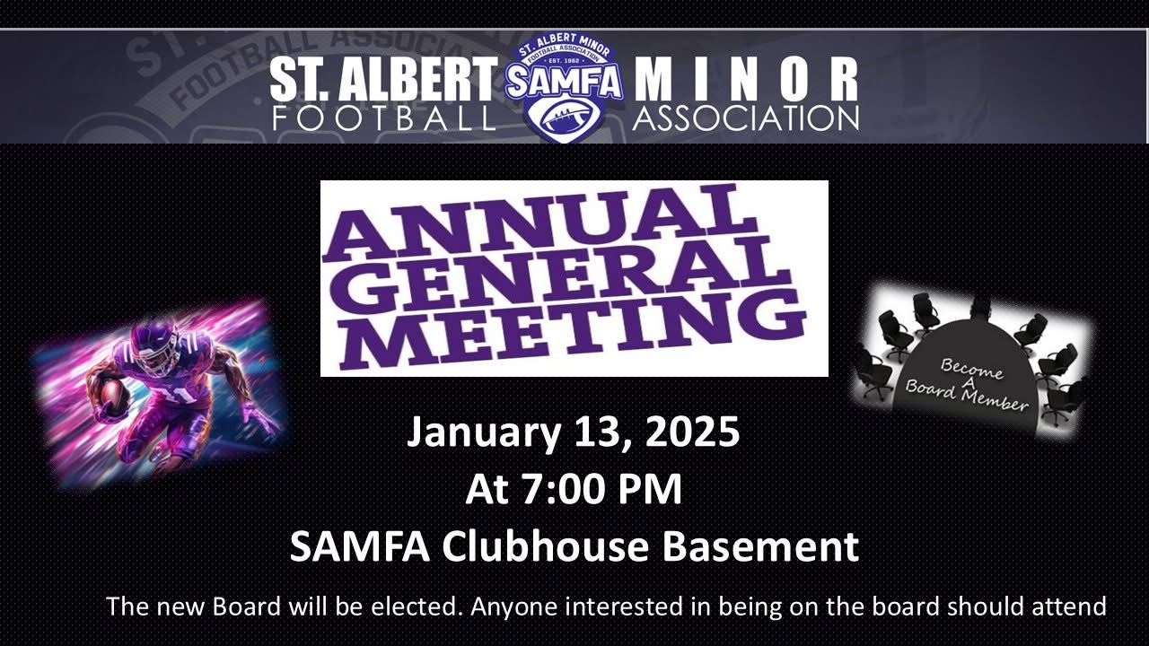 SAMFA  AGM January 13, 2025